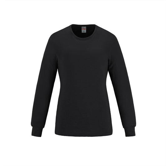 S05616 - Breeze - Ladies RING SPUN Combed Cotton Long Sleeve Crewneck T-Shirt