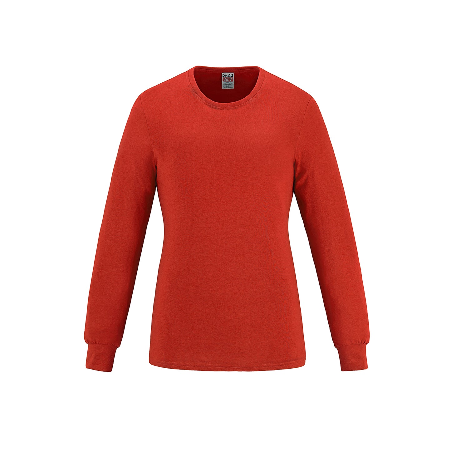 S05616 - Breeze - Ladies RING SPUN Combed Cotton Long Sleeve Crewneck T-Shirt