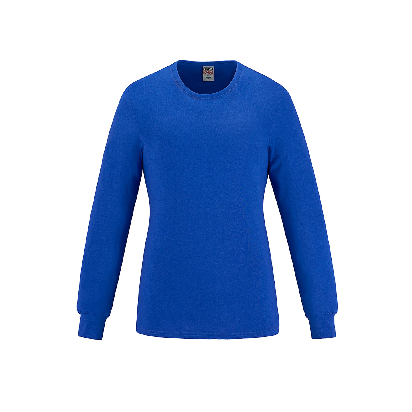 S05616 - Breeze - Ladies RING SPUN Combed Cotton Long Sleeve Crewneck T-Shirt